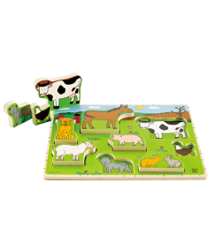 Hape Puzzel boerderijdieren