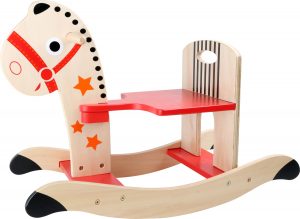 Houten hobbelpaard (2 versies)