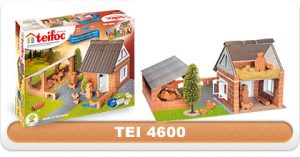 Teifoc Boerderij met Speelfiguren - TEI 4600