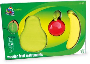 Muziekinstrumenten 'Houten fruit' - Afbeelding 3