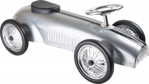 Metalen rally auto