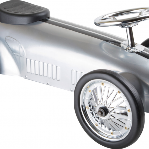 Metalen rally auto