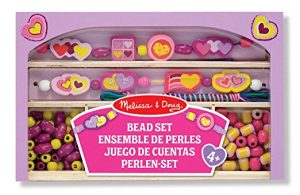 Melissa & Doug Happy Hearts Wooden Bead Set