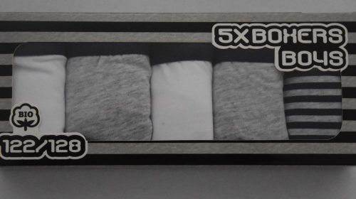 5x Boxers jongens 122/128