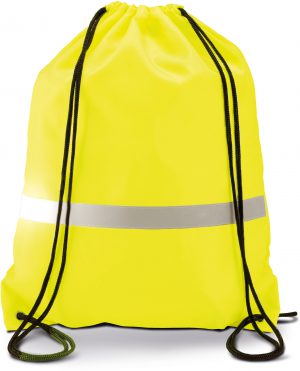 Fluo-rugzak met draagkoordjes: geel of oranje