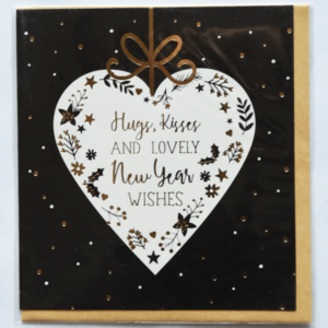 New Year, Hugs and kisses, vierkant
