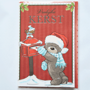 Prettige kerstdagen en gelukkig nieuwjaar (Pakket beer 2X)