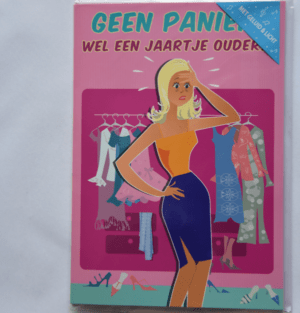 Grote kaart: Geen paniek, jaartje ouder (met geluid en lichtje)