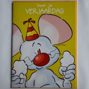 Grote kaart: Muis Verjaardag