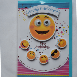 Hartelijk gefeliciteerd - Smileys