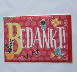 Bedankt!
