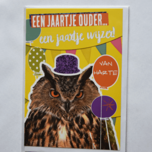 Een jaartje ouder - een jaartje wijzer - Uil