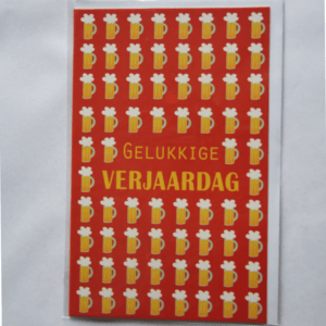 Gelukkige verjaardag - bier