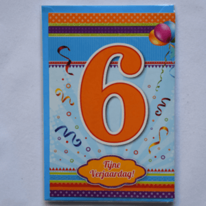 Verjaardag: 6 jaar