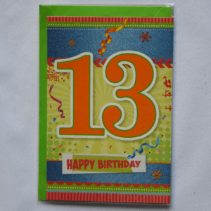 Verjaardag: 13 jaar