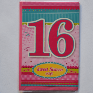 Verjaardag: 16 jaar