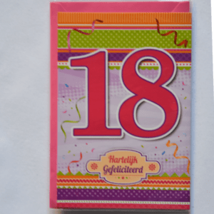 Verjaardag: 18 jaar