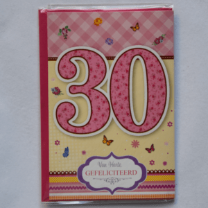 Verjaardag: 30 jaar
