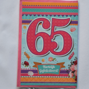 Verjaardag: 65 jaar