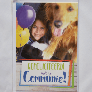 Gefeliciteerd met je communie