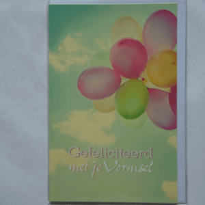 Gefeliciteerd met je vormsel