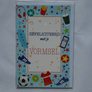Gefeliciteerd met je vormsel